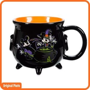 Disney Parks Halloween Cauldron Mug Mickey Minnie  Brewing Up A Terrorific Time